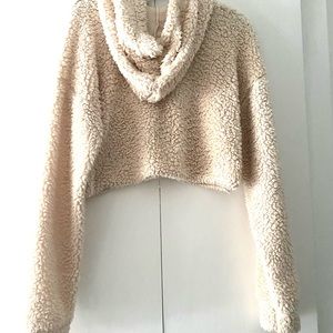 Cozy crop top sweater